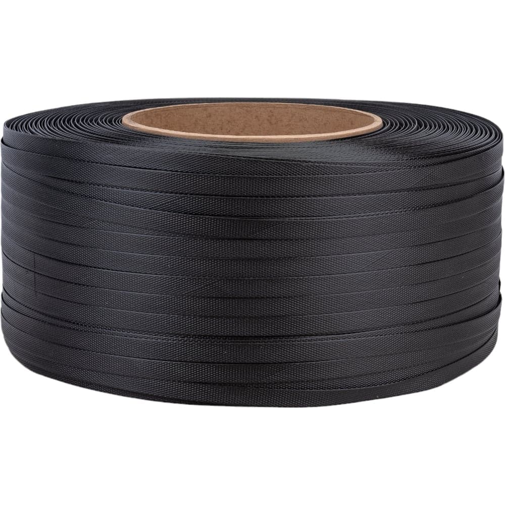 Стреппинг лента ПП Gigant 15x1х1,2 км, 300 кгс, черная GSTB-15-10-12 — фото 2