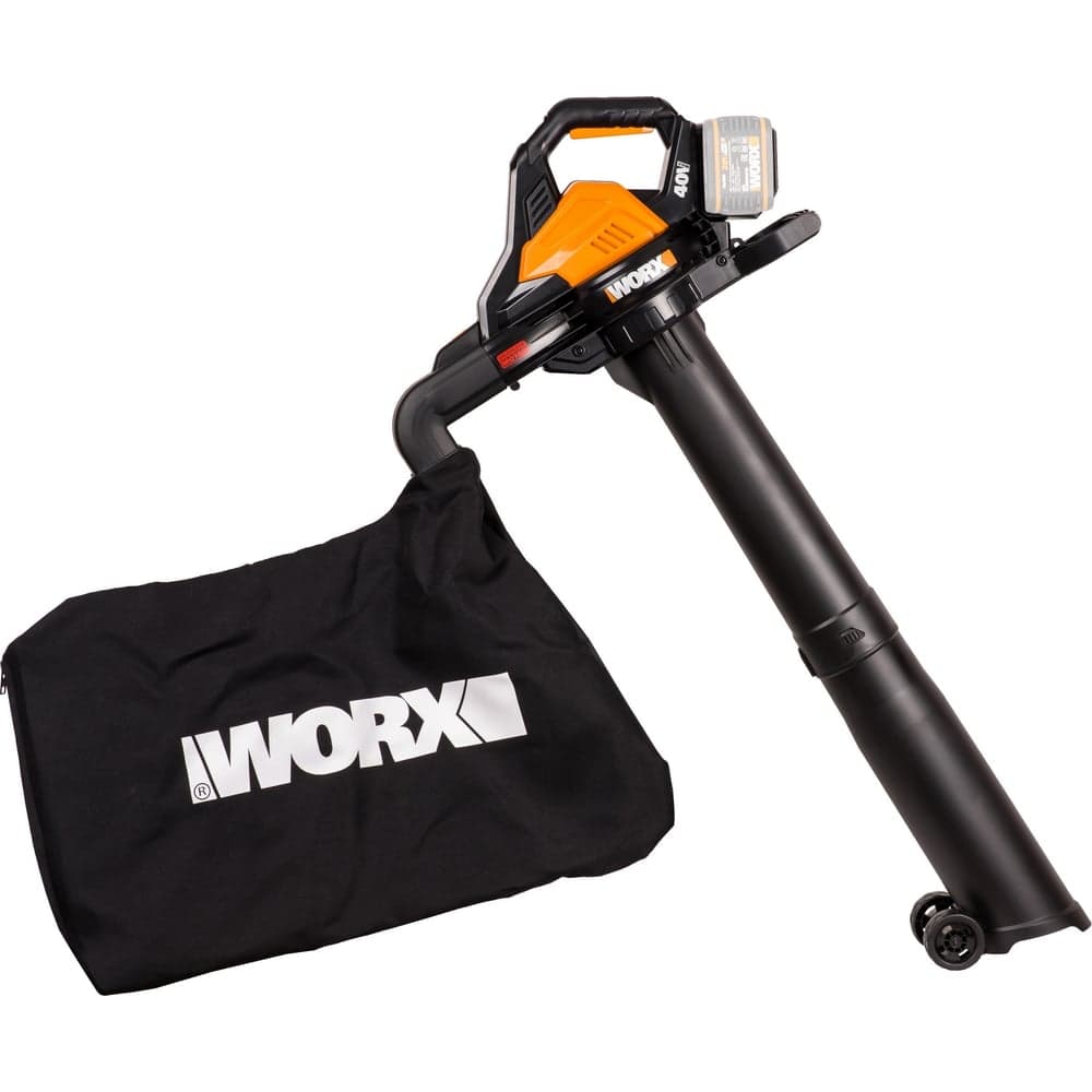 Аккумуляторный пылесос воздуходувка WORX бесщеточный , 40В, без АКБ и ЗУ WG583E.9 — фото 4