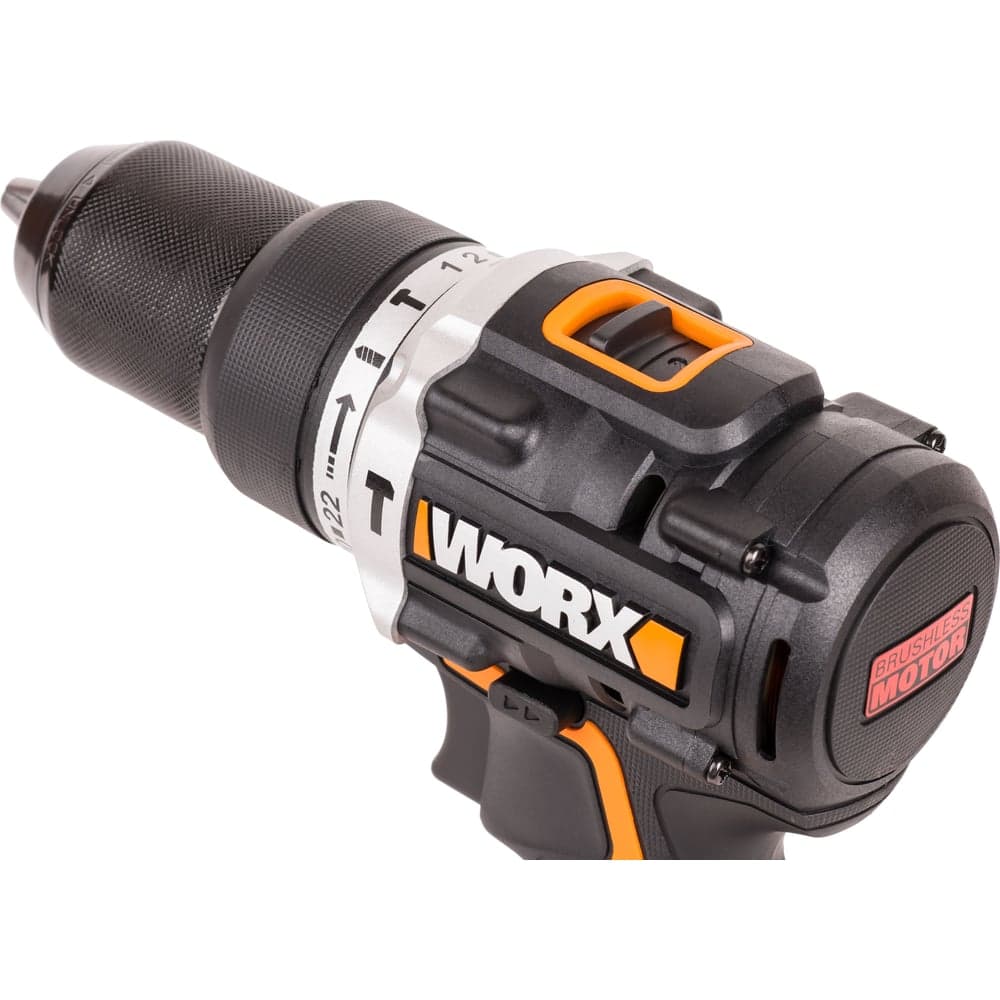 Ударная аккумуляторная дрель-шуруповерт WORX 60 Нм, 20 В, бесщеточная, 4 Ач x 2, ЗУ 2 А, кейс WX352.1 — фото 5