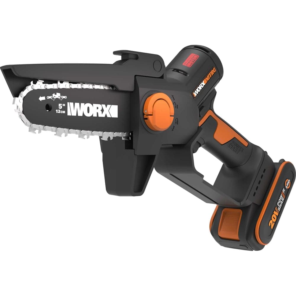 Аккумуляторная пила WORX бесщёточная , 20В, 12см, 2Ач х1, ЗУ 2А WG325E — фото 1