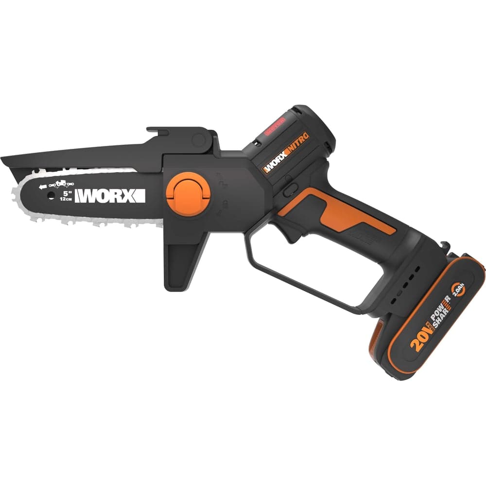 Аккумуляторная пила WORX бесщёточная , 20В, 12см, 2Ач х1, ЗУ 2А WG325E — фото 2