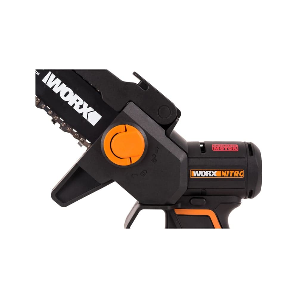 Аккумуляторная пила WORX бесщёточная , 20В, 12см, 2Ач х1, ЗУ 2А WG325E — фото 4