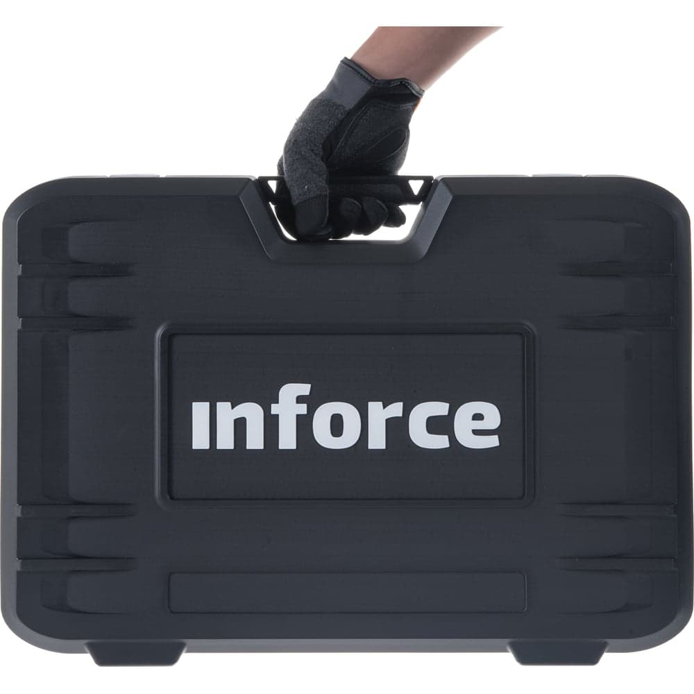 Набор инструментов Inforce 101 предмет 1/2 дюйма и 1/4 дюйма, Сталь Cr-V, Профессиональный, 06-07-15 — фото 24