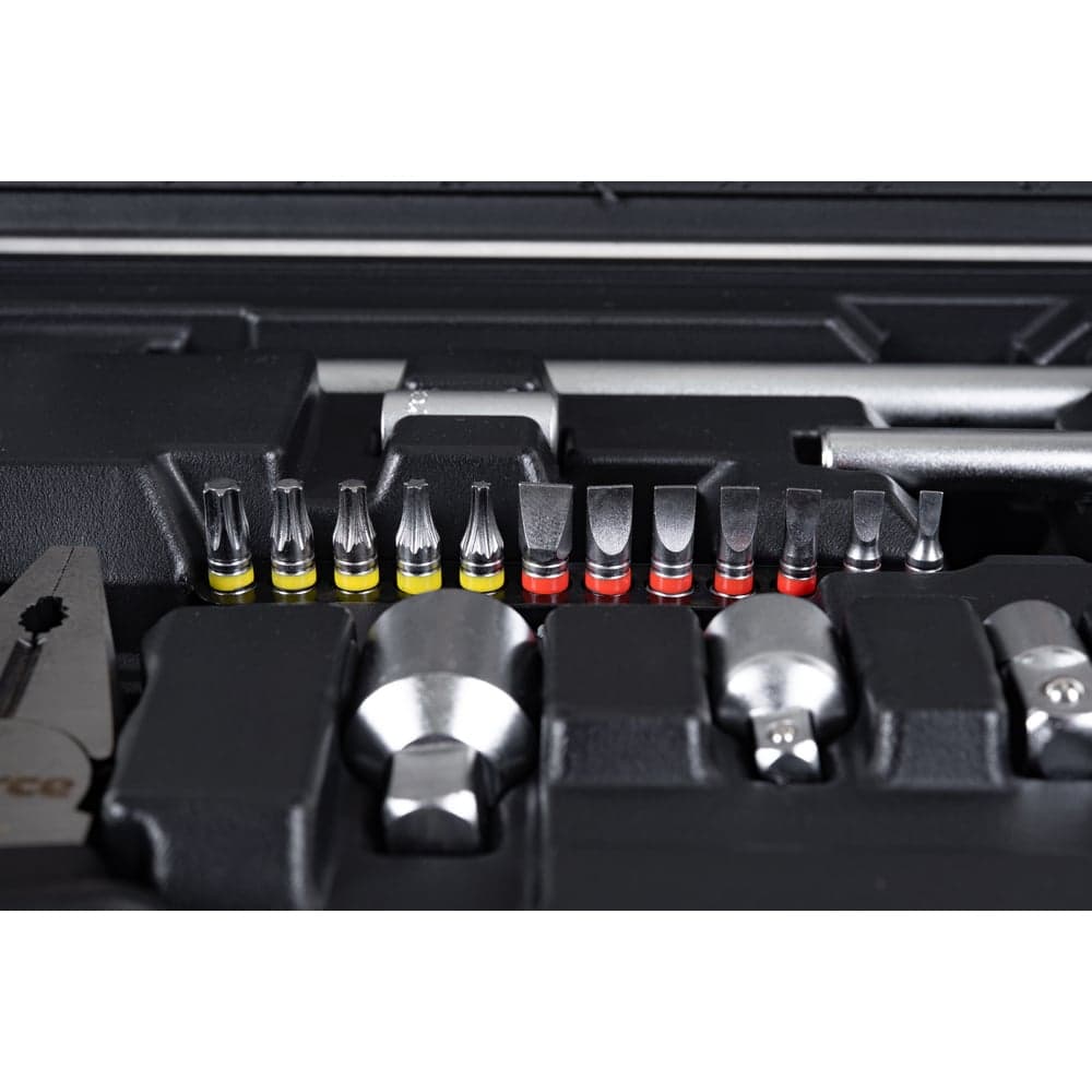 Набор инструментов Inforce 150 предметов 1/2" & 3/8" & 1/4", Сталь Cr-V, Сталь Cr-V, Профессиональный, 06-07-21 — фото 30