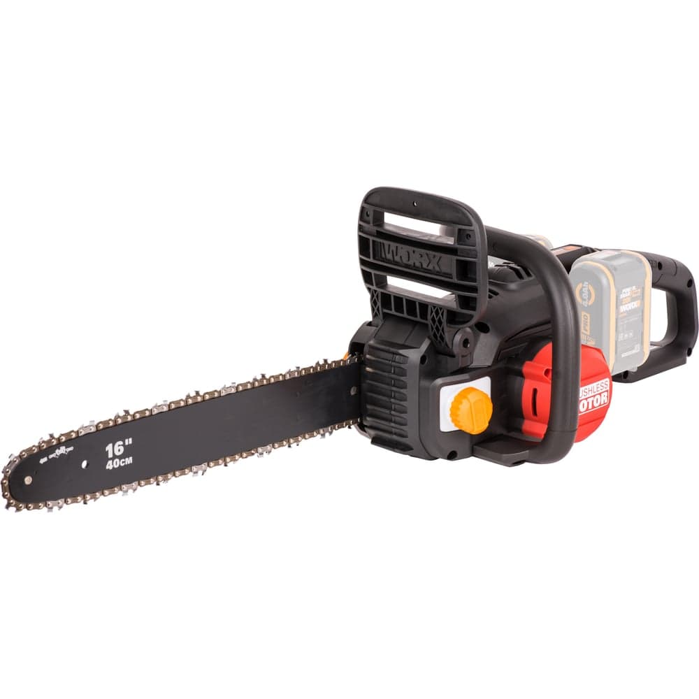 Аккумуляторная цепная пила WORX NITRO , 40В 40cm бесщеточная, без АКБ и ЗУ WG385E.9 — фото 5