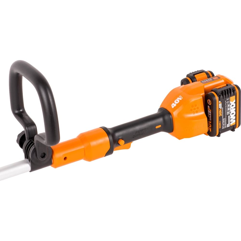 Аккумуляторный триммер WORX 40В, 33см, 2Ач х2, двойное ЗУ, коробка WG183E — фото 7