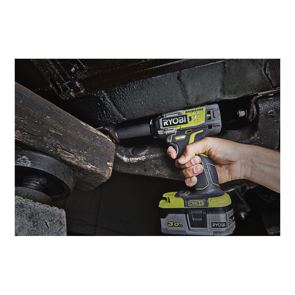 Бесщеточный аккумуляторный ударный гайковерт Ryobi ONE+ R18iW7-0 5133004220 — фото 6