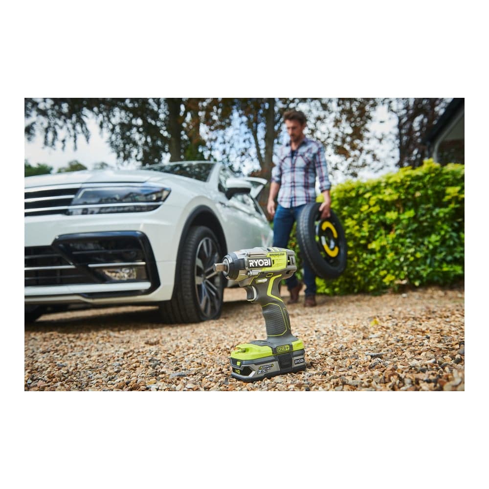 Бесщеточный аккумуляторный ударный гайковерт Ryobi ONE+ R18iW7-0 5133004220 — фото 8