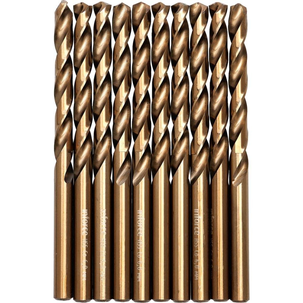Сверло по металлу HSS-CO (10 шт/уп; 6x93x57 мм) Inforce 11-01-447