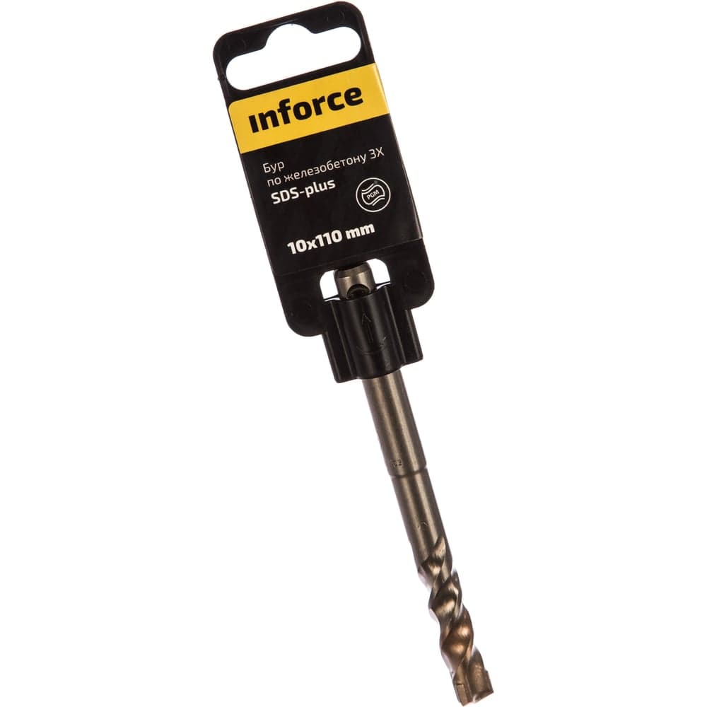 Бур по железобетону 3X (10х110 мм; SDS+) Inforce 11-01-578
