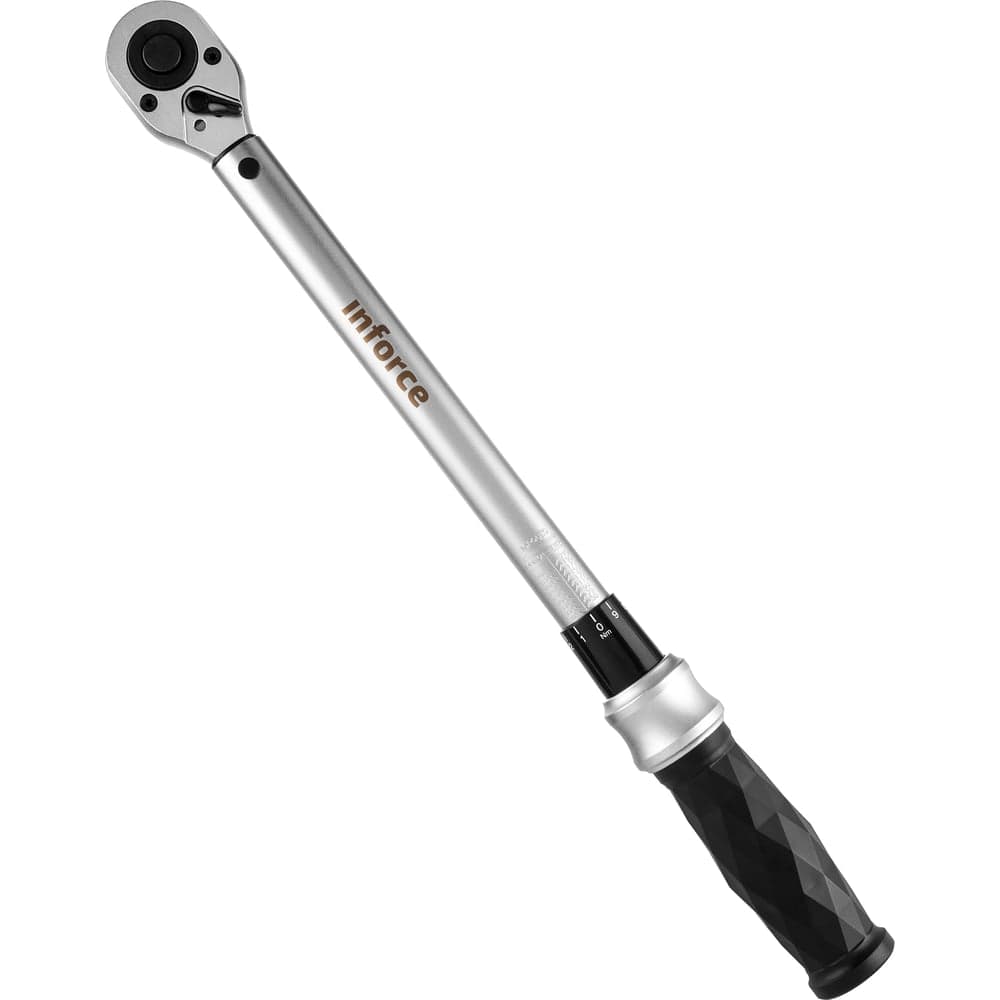 Динамометрический ключ 1/2" 40-210 Нм Inforce, Длина 460мм, Сталь Cr-V, Профессиональный, 06-05-105 — фото 5