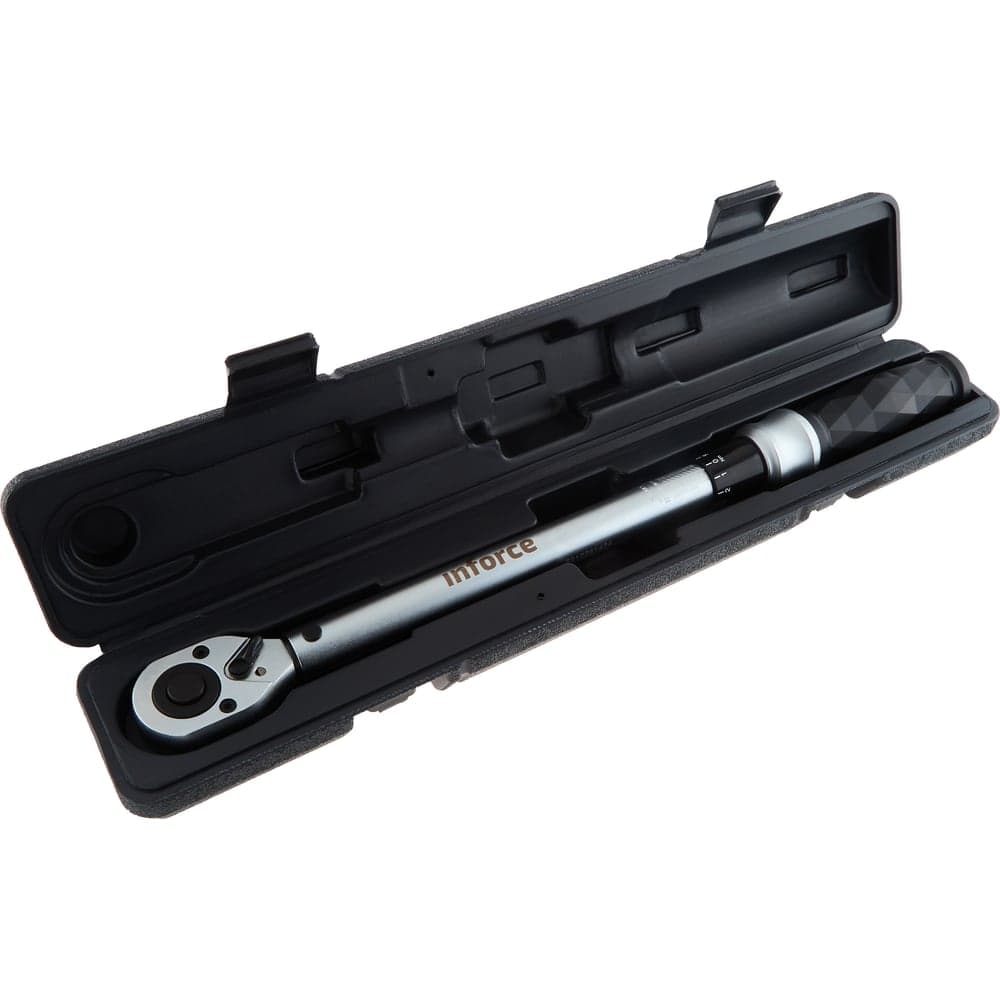 Динамометрический ключ 1/2" 40-210 Нм Inforce, Длина 460мм, Сталь Cr-V, Профессиональный, 06-05-105 — фото 7