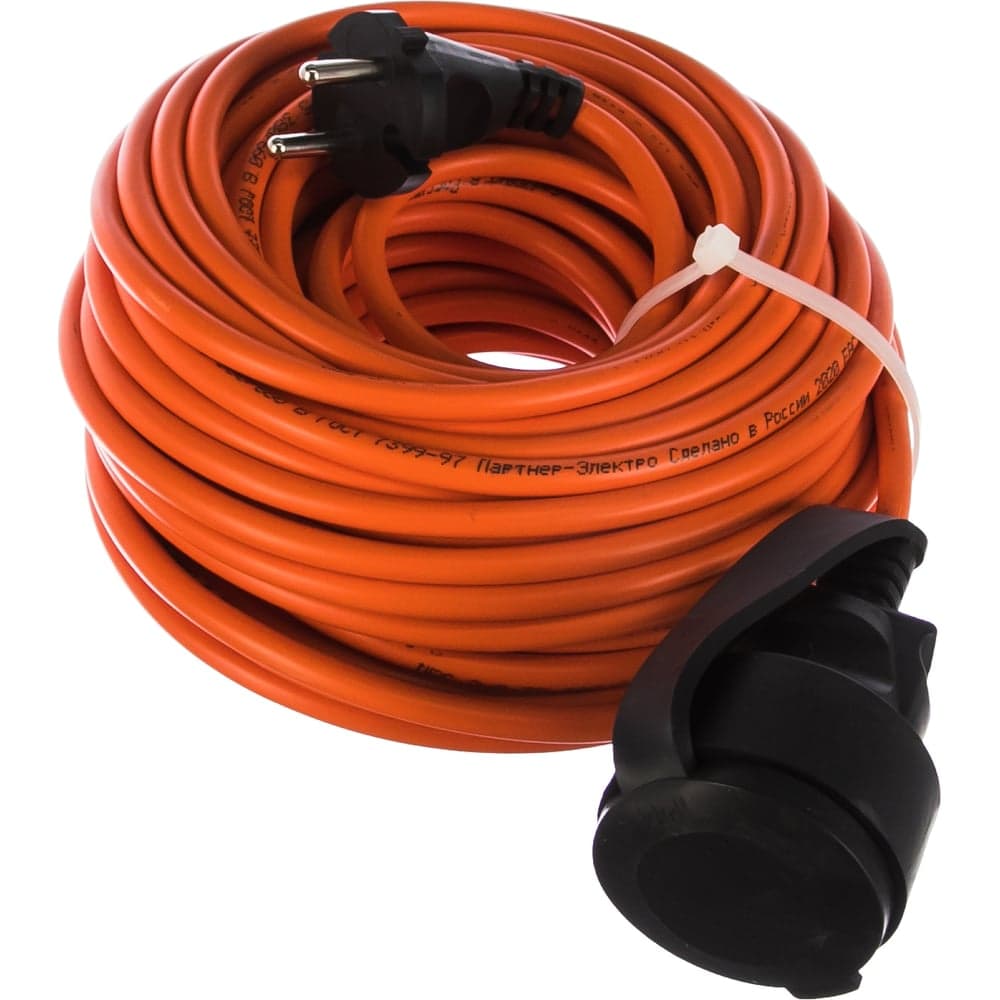 Удлинитель-шнур Gigant б/з ПВС 2х0,75 6A 20м IP 44 INDUSTRY EG PE-012