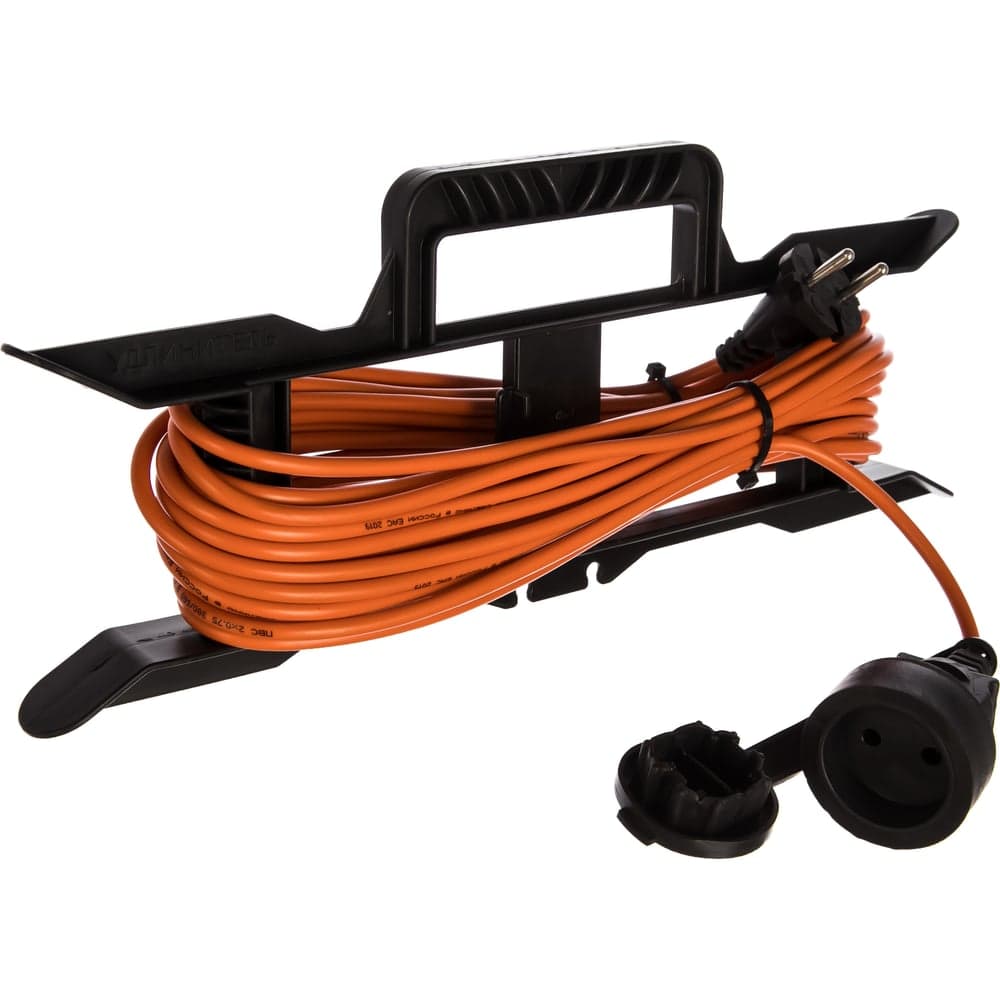 Удлинитель на рамке Gigant б/з ПВС 2х0,75 6A 10м IP 44 INDUSTRY EG PE-007