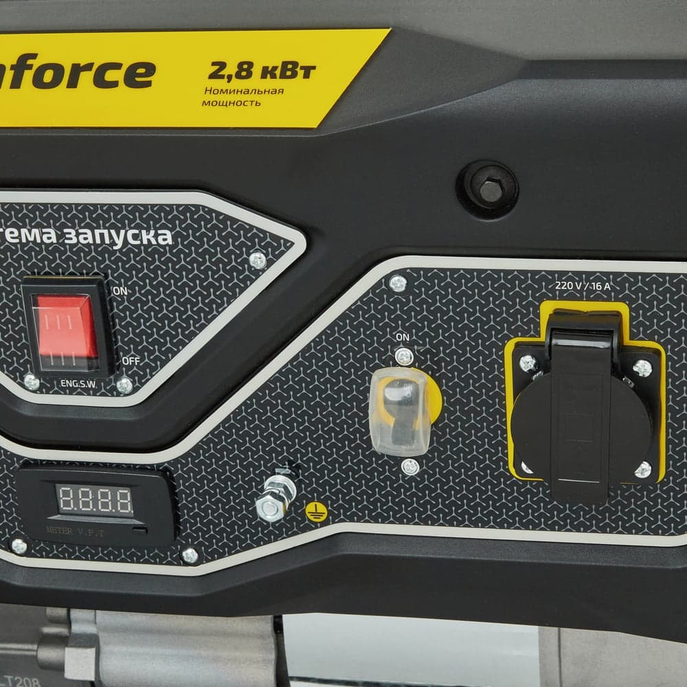 Бензиновый генератор (3 кВт; колёса и ручки) Inforce GL 3000 04-03-18 — фото 10