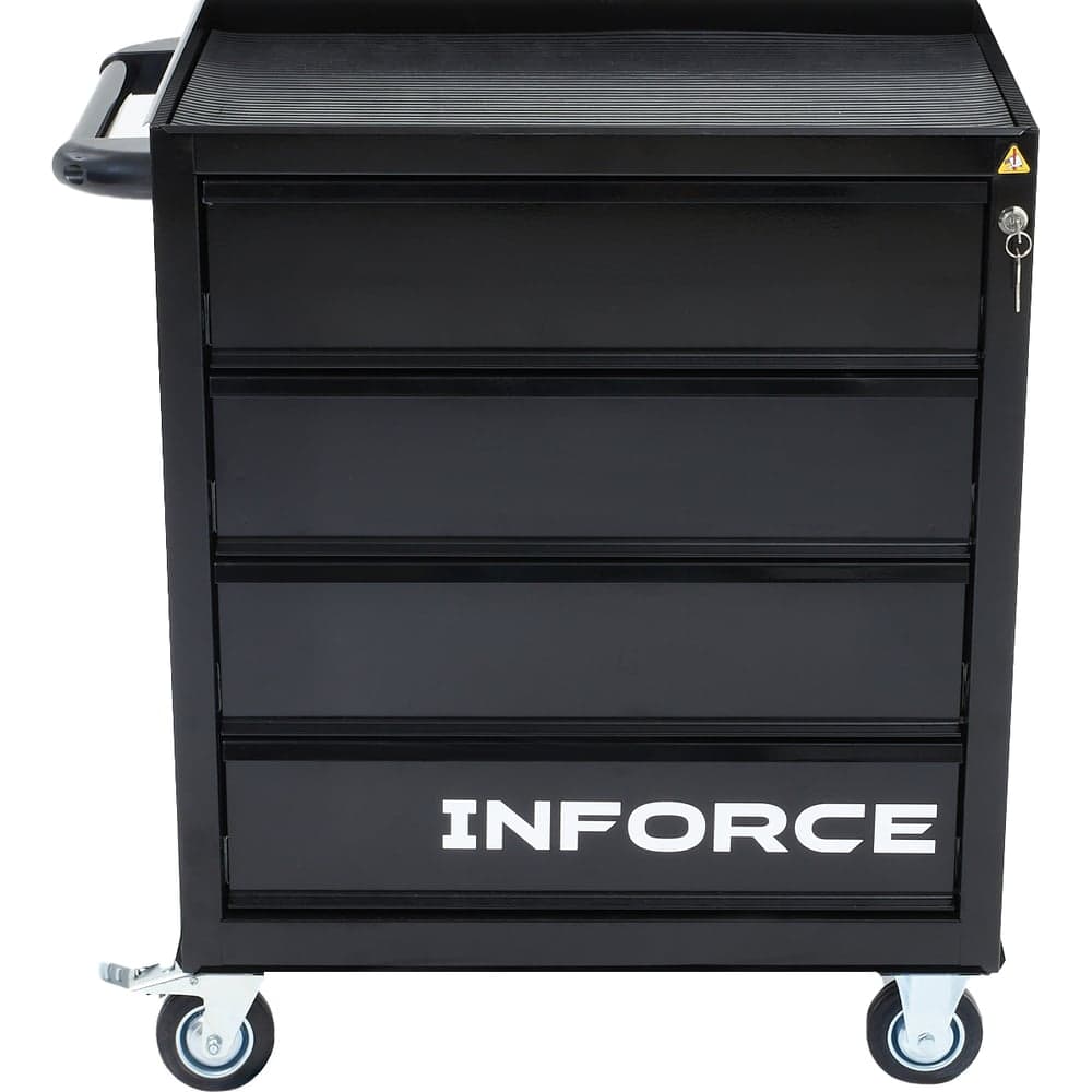 Инструментальная тележка Inforce 4 ящика, габариты без упаковки 745х465х825мм, 06-01-18