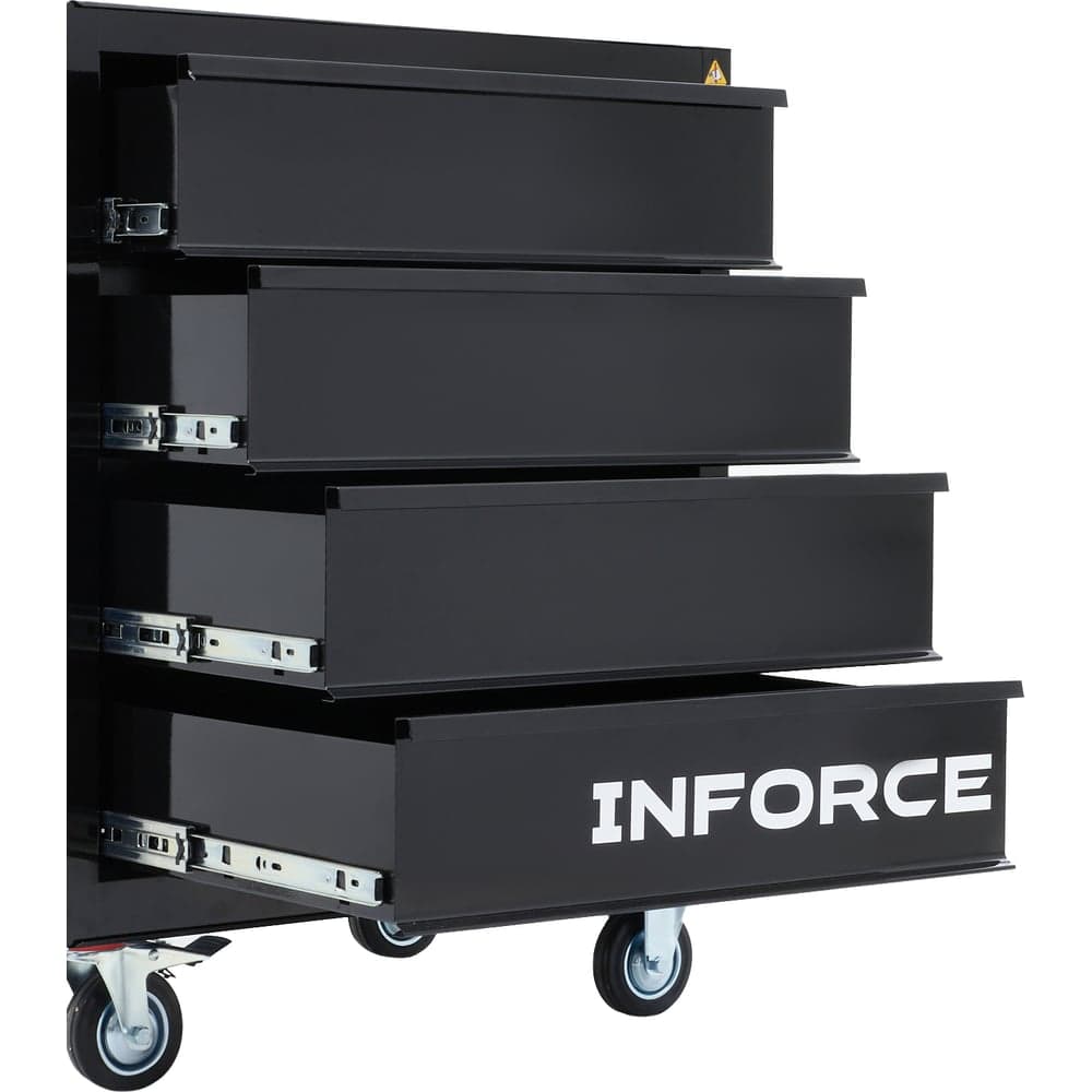 Инструментальная тележка Inforce 4 ящика, габариты без упаковки 745х465х825мм, 06-01-18 — фото 4