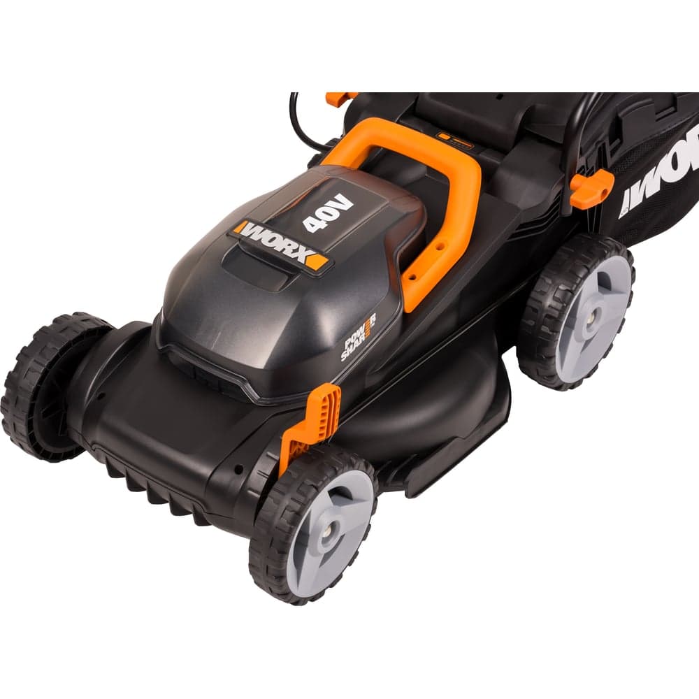 Аккумуляторная газонокосилка WORX 40В, 2х2.5 Ач, двойное ЗУ 2x2A WG779E — фото 18