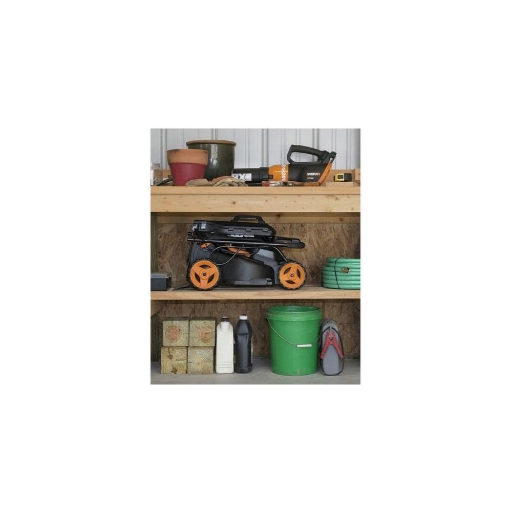 Аккумуляторная газонокосилка WORX 40В, 2х2.5 Ач, двойное ЗУ 2x2A WG779E — фото 8