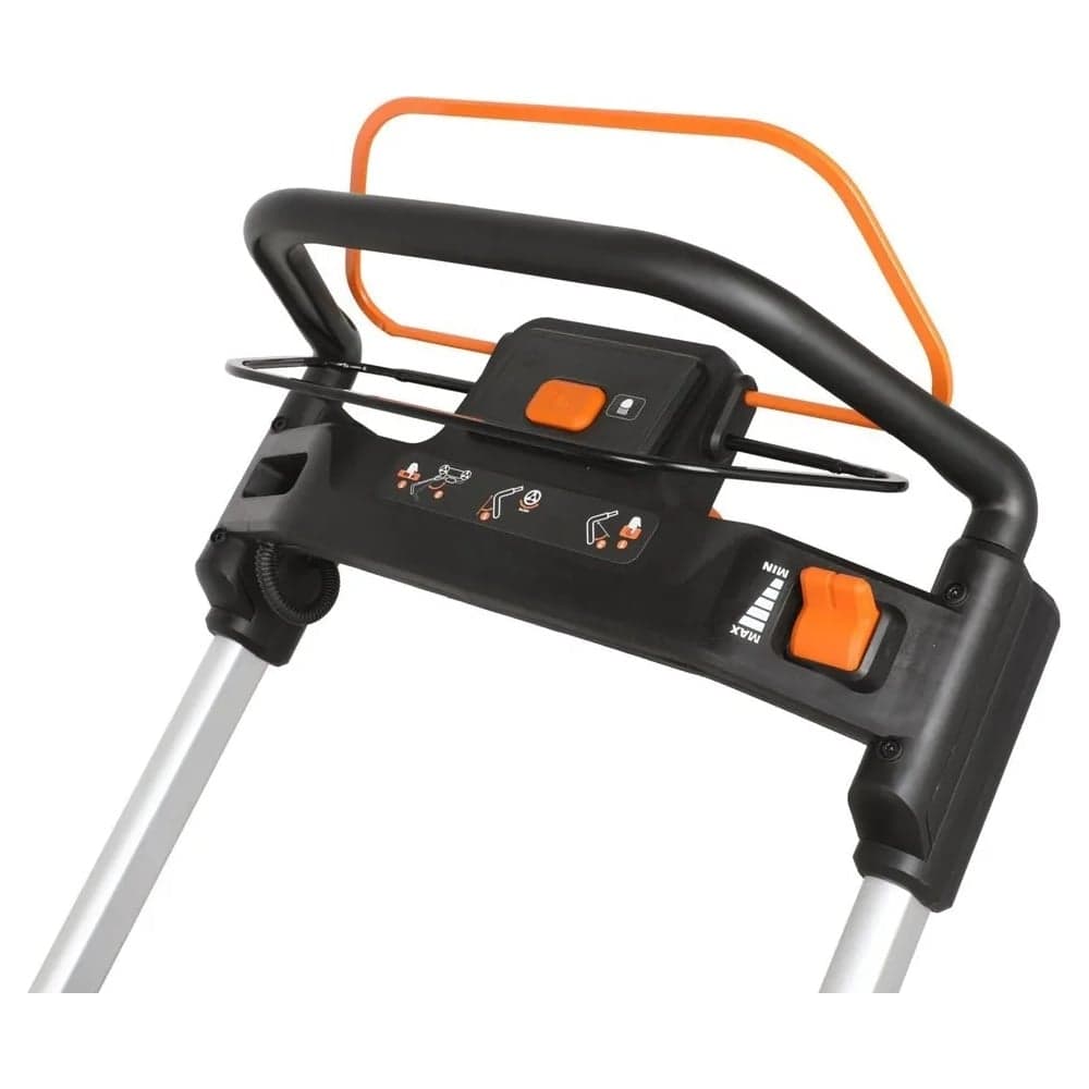 Аккумуляторная самоходная газонокосилка WORX 80В 51см, бесщеточная, 4Ач х4, BASECAMP 4x1А, коробка WG761E — фото 5