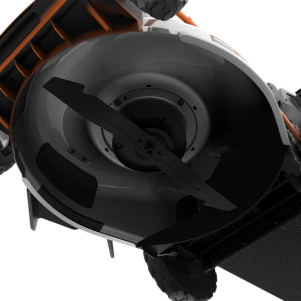 Аккумуляторная самоходная газонокосилка WORX 80В 51см, бесщеточная, 4Ач х4, BASECAMP 4x1А, коробка WG761E — фото 7