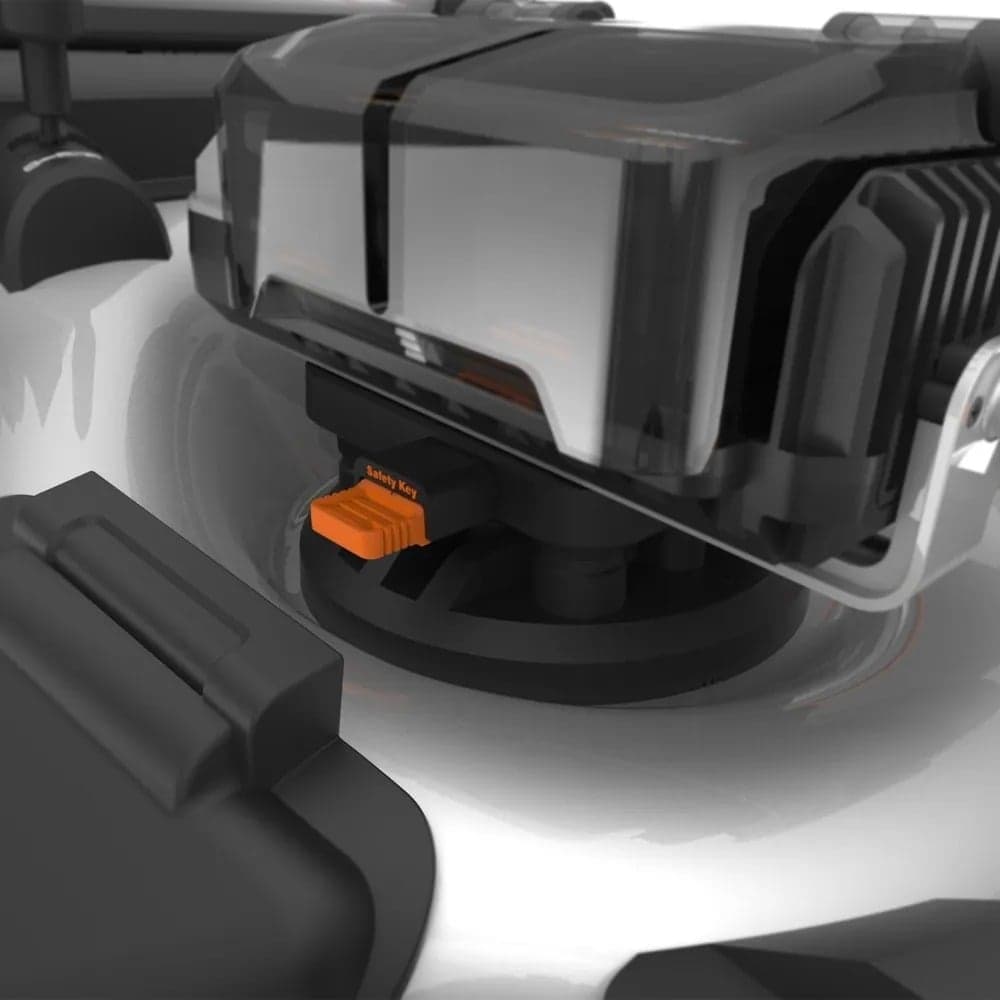 Аккумуляторная самоходная газонокосилка WORX 80В 51см, бесщеточная, 4Ач х4, BASECAMP 4x1А, коробка WG761E — фото 11