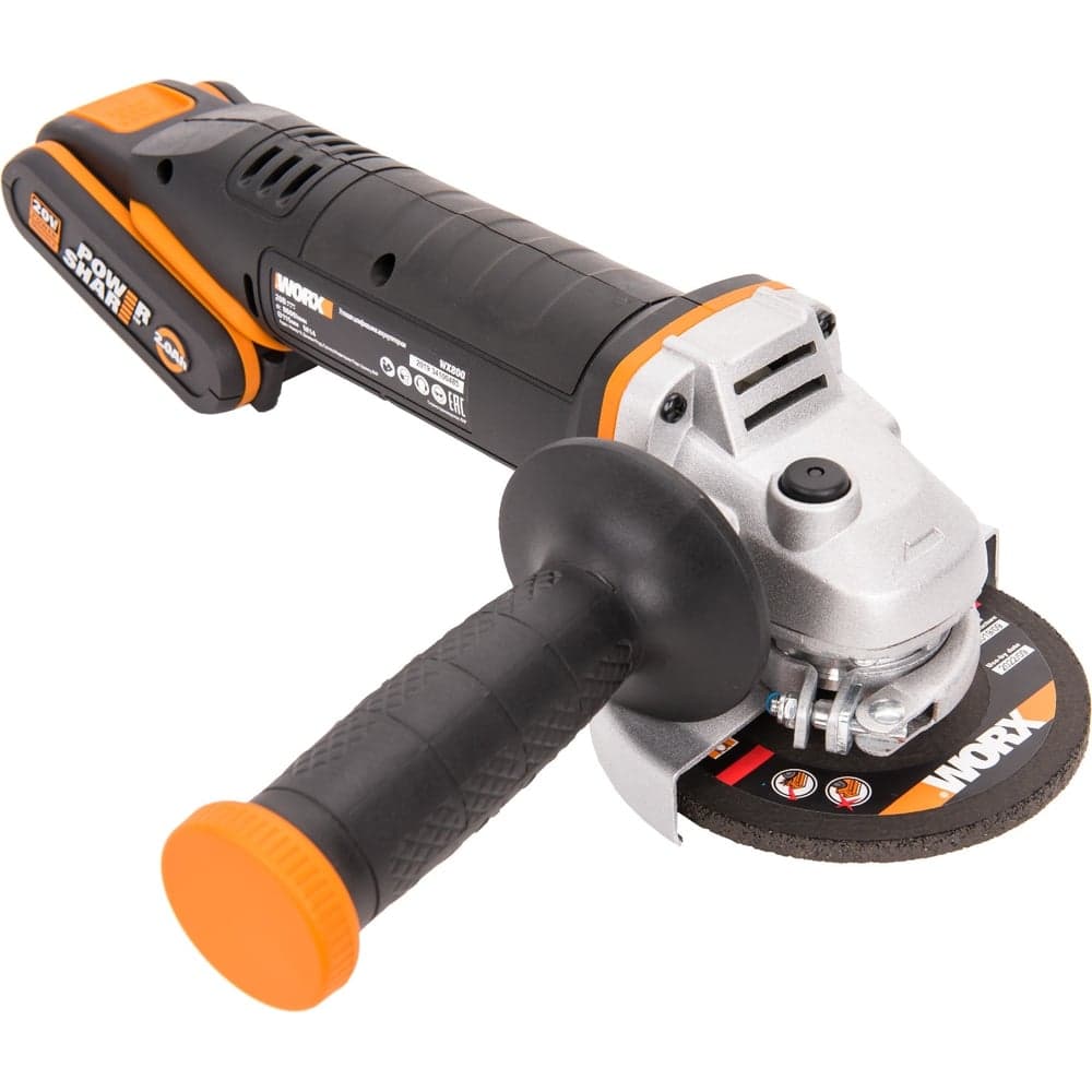 Аккумуляторная угловая шлифмашина WORX кейс WX800 — фото 10