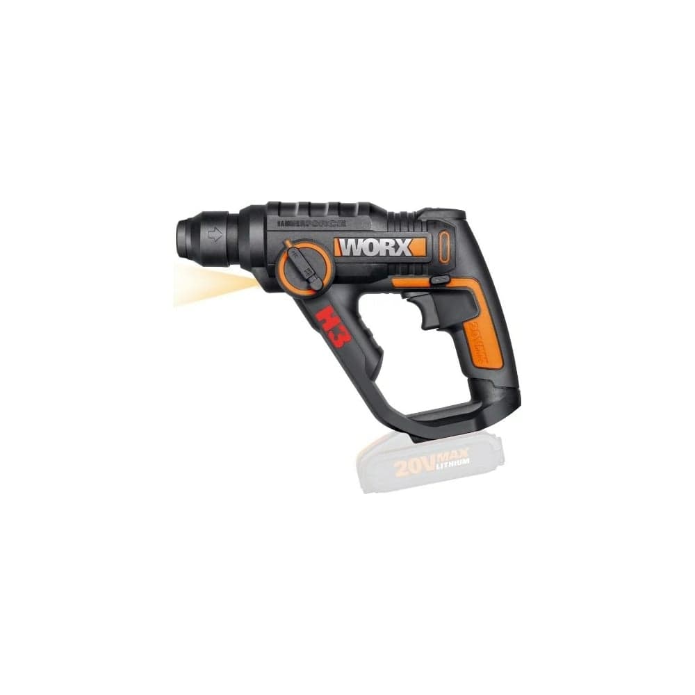 Перфоратор аккумуляторный WORX H3 WX390.9, 20В, без АКБ и ЗУ — фото 2