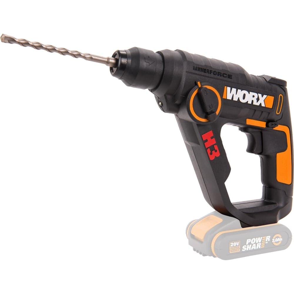 Перфоратор аккумуляторный WORX H3 WX390.9, 20В, без АКБ и ЗУ — фото 1