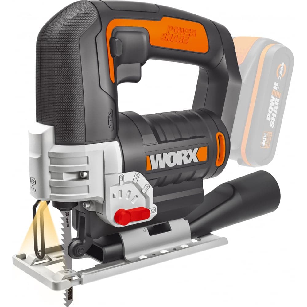 Аккумуляторный лобзик WORX WX543.9 — фото 2