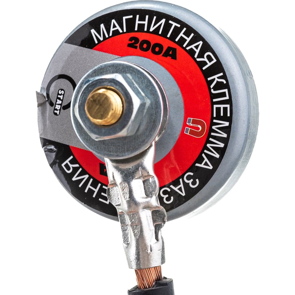 Зажим массы магнитный с кабелем в сборе К16 (3 м; 300 А; DX25; сечение 16 мм²; медь) Gigant G-822 — фото 8