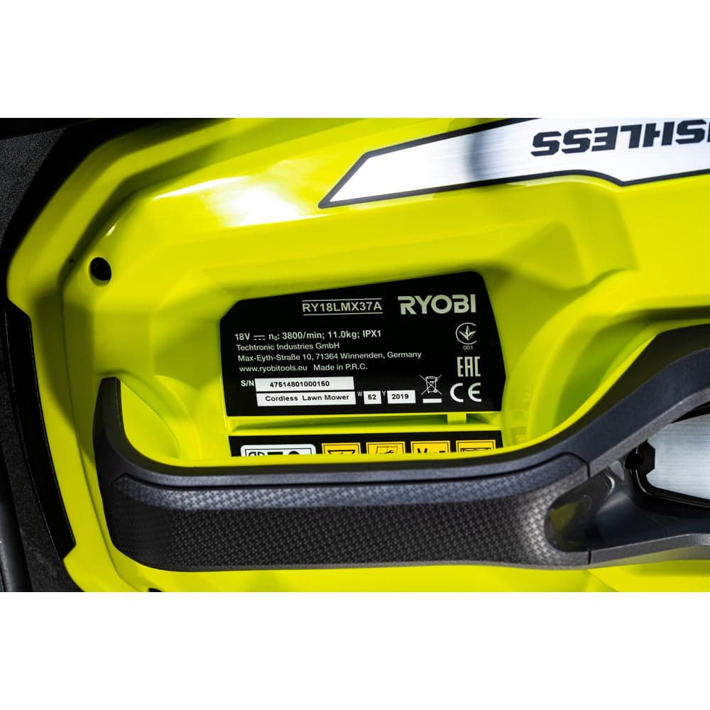 Бесщеточная газонокосилка Ryobi ONE+ RY18LMX37A-150 5133004582 — фото 8