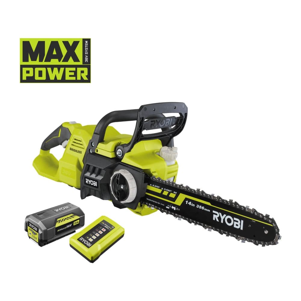 Бесщеточная цепная пила Ryobi MAX POWER RY36CSX35A-150 5133004596 — фото 7