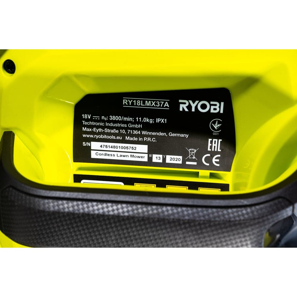 Газонокосилка Ryobi ONE+ RY18LMX37A-0 5133004597 — фото 10