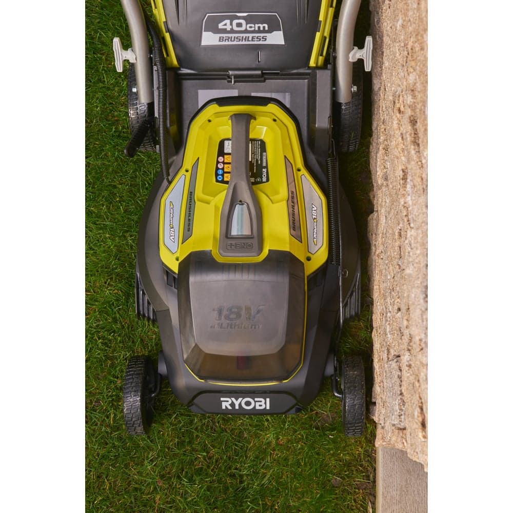 Бесщеточная газонокосилка Ryobi ONE+ RY18LMX40A-0 5133004584 — фото 3