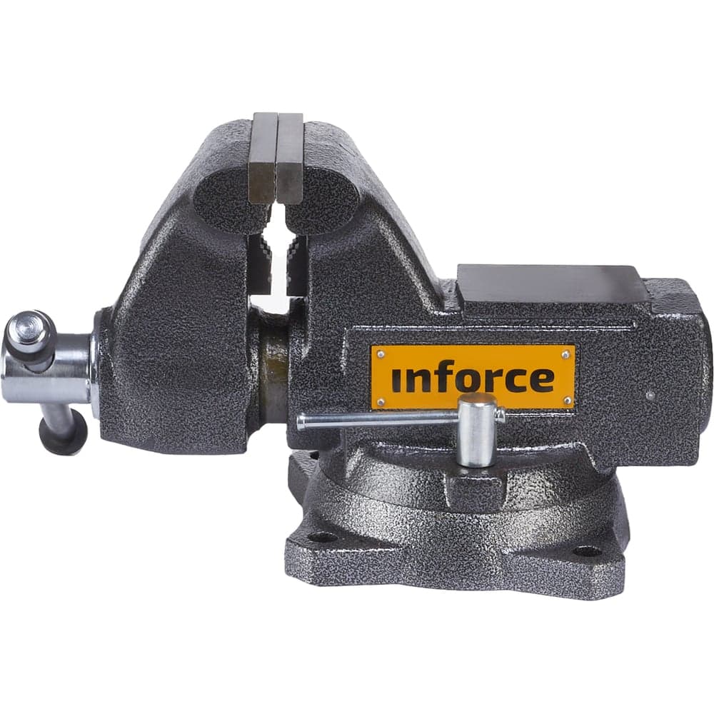 Поворотные слесарные тиски Inforce 115 мм 05-23-09