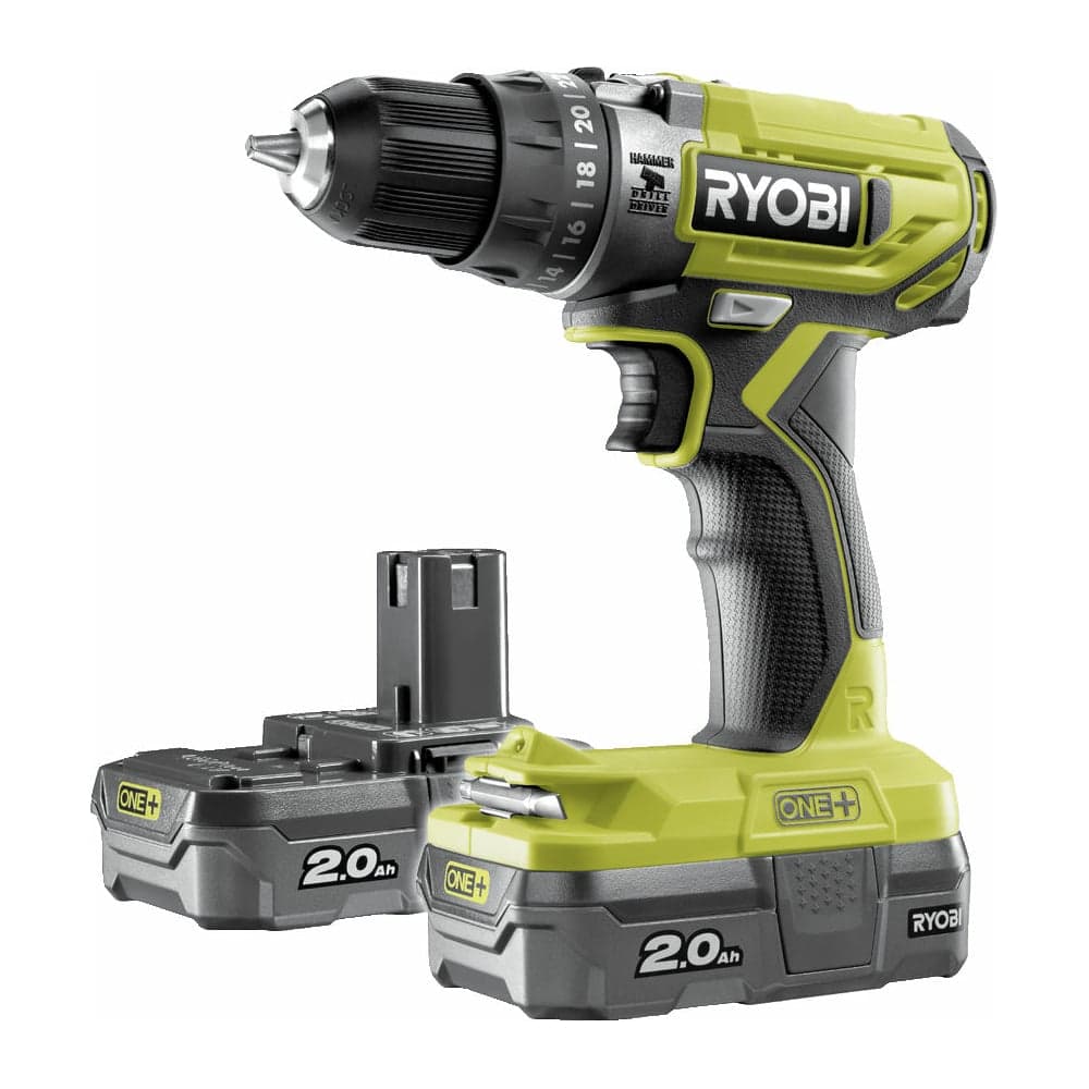 Ударная дрель-шуруповерт Ryobi ONE+ R18PD2-220S 5133004459 — фото 2
