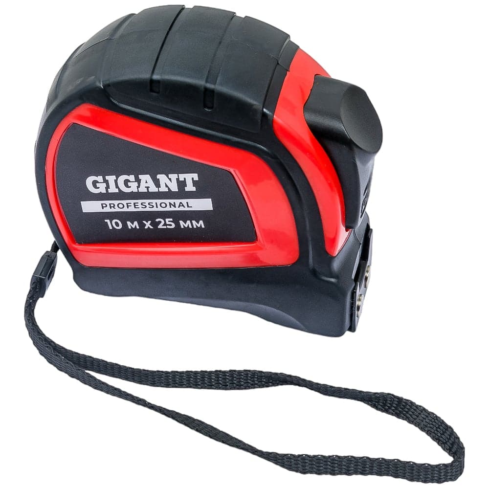 Рулетка Gigant Professional с автостопом 10м 25мм GPGW-05 — фото 1