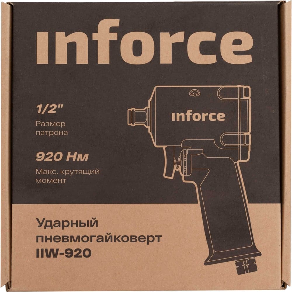 Ударный пневмогайковерт (920 Нм; 1/2") Inforce IIW-920 — фото 14