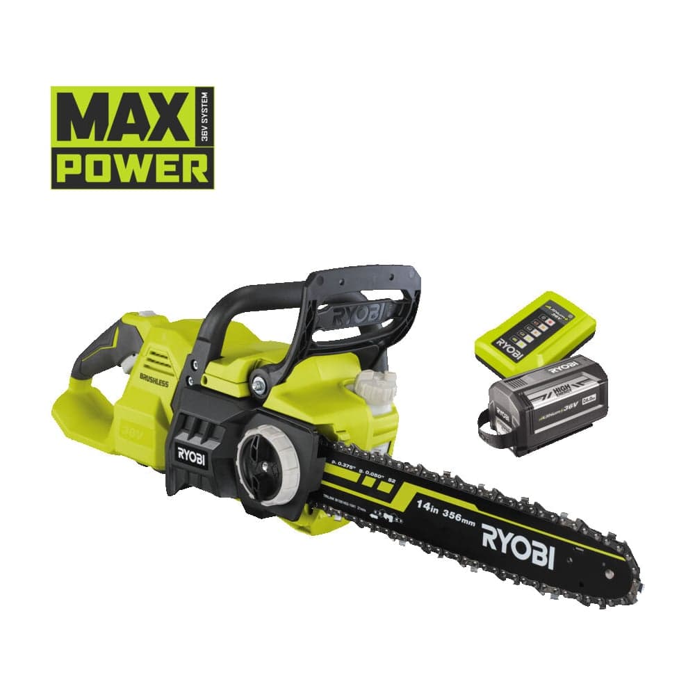 Бесщеточная цепная пила Ryobi MAX POWER RY36CSX35A-160 36В 5133004623 — фото 7