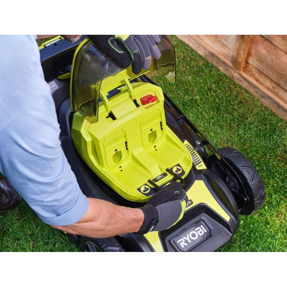 Аккумуляторная бесщеточная газонокосилка Ryobi 18В RY18LMX46A-250, 46см 5133005790 — фото 6