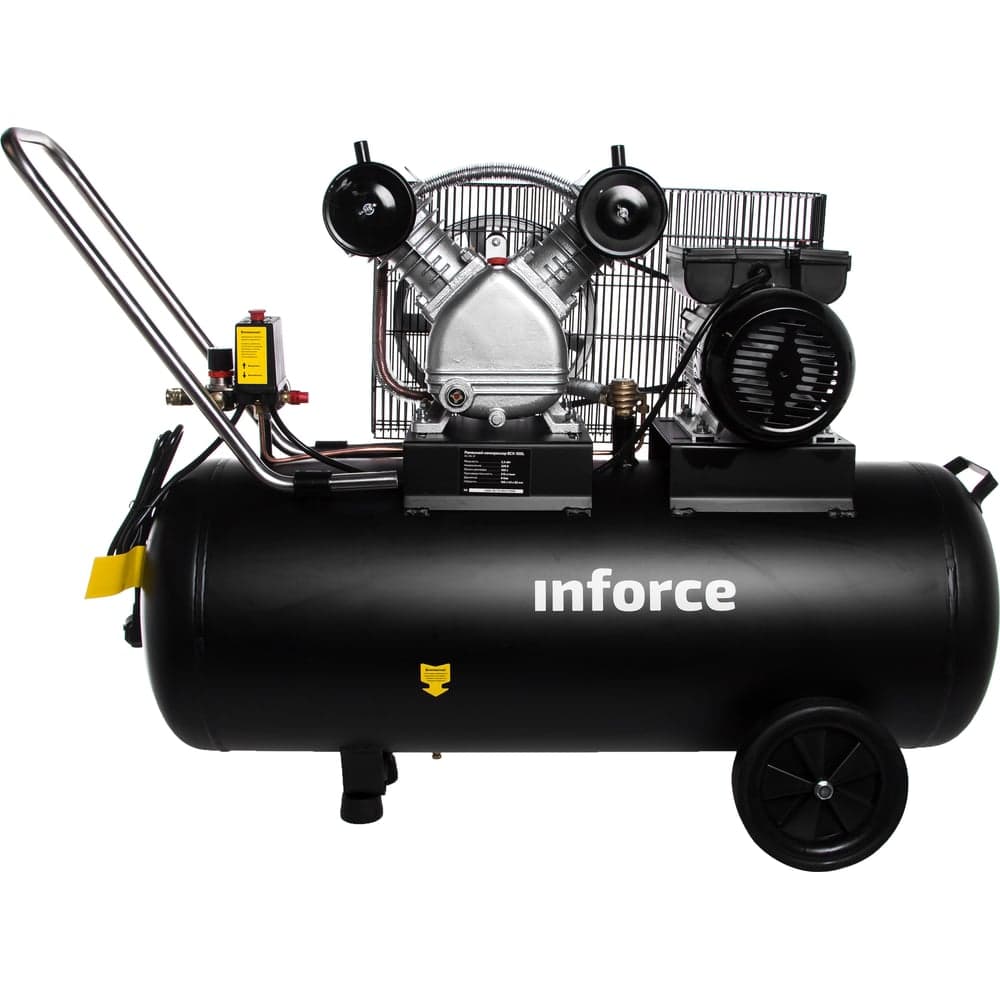 Ременной компрессор (100 л; 10 бар; 510 л/мин) Inforce BCX-100L 04-06-31