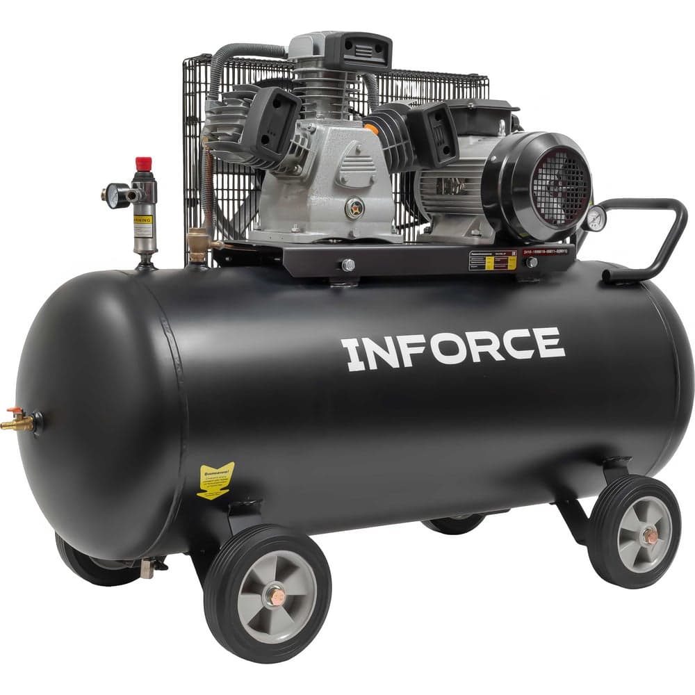 Ременной компрессор (200 л; 10 бар; 580 л/мин) Inforce BCX-200L-3P — фото 5