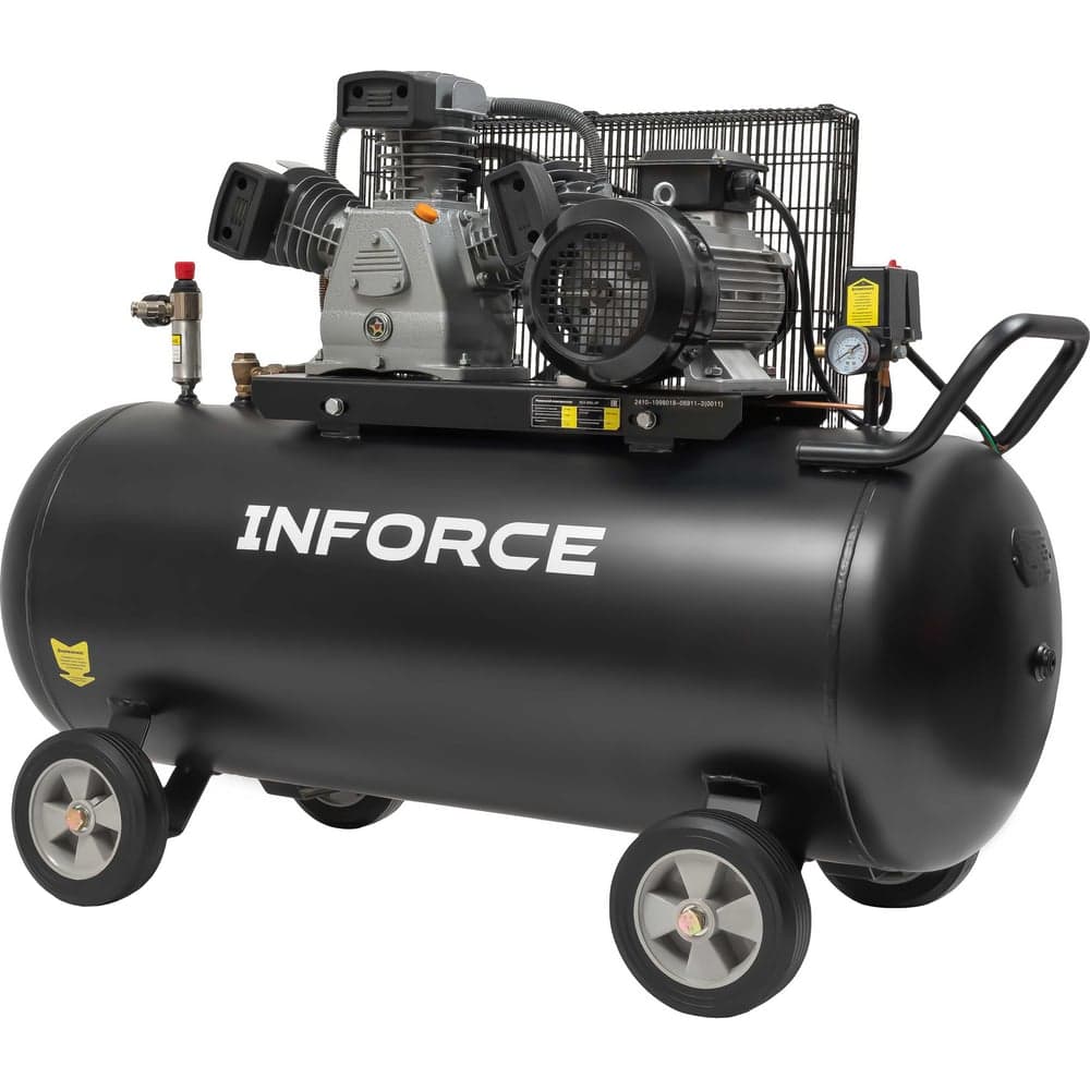 Ременной компрессор (200 л; 10 бар; 580 л/мин) Inforce BCX-200L-3P — фото 6