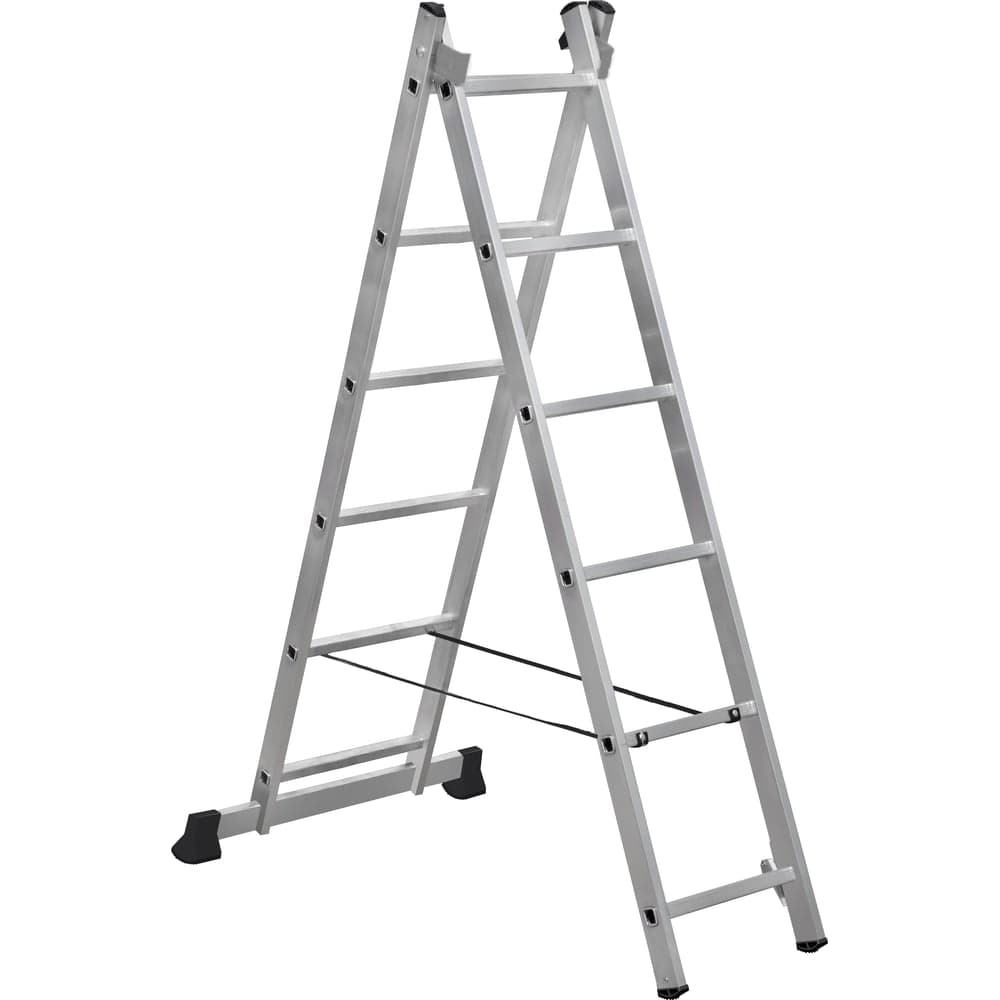 Двухсекционная лестница 6 ступеней Gigant L-02 2х6