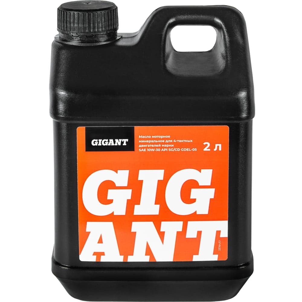 Масло 4-х тактное 10W30 2 л Gigant GDEL-05 — фото 1