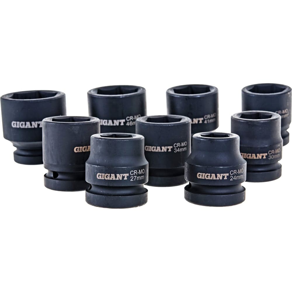 Набор торцевых ударных головок (9 шт; 24-50 мм; 1DR) Gigant G-11326 — фото 6