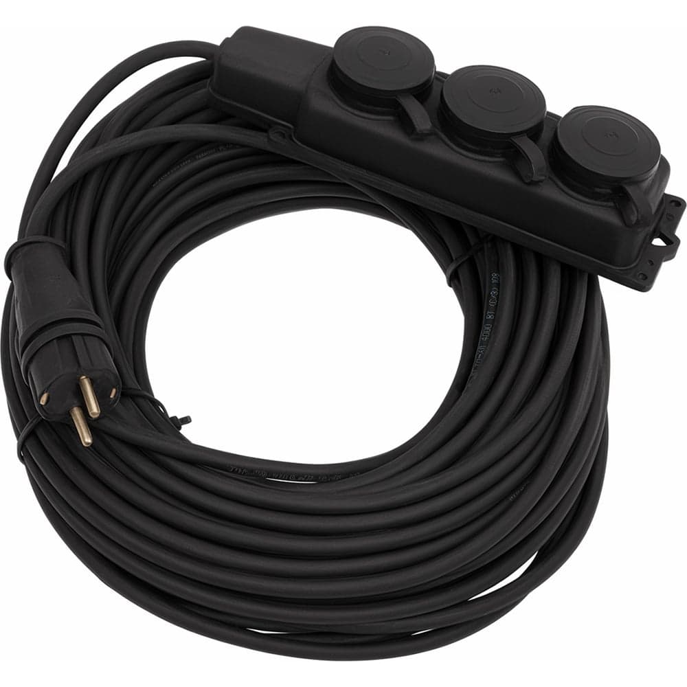 Силовой удлинитель Gigant с/з КГ 3x2,5 3 гнезда 30м IP44 G-855