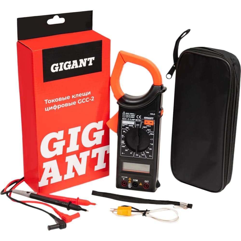Токовые цифровые клещи Gigant GCC-2 — фото 7