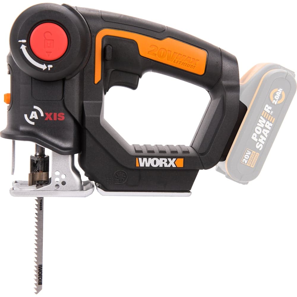 Аккумуляторный лобзик/сабельная пила WORX Axis WX550.9 — фото 3